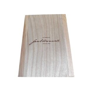 Jacob Bromwell Flask Authentic Wood Gift Box